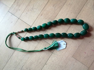 grøn smaragd perlekæde