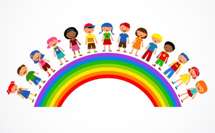 Børnemeditation Regnbuens farver