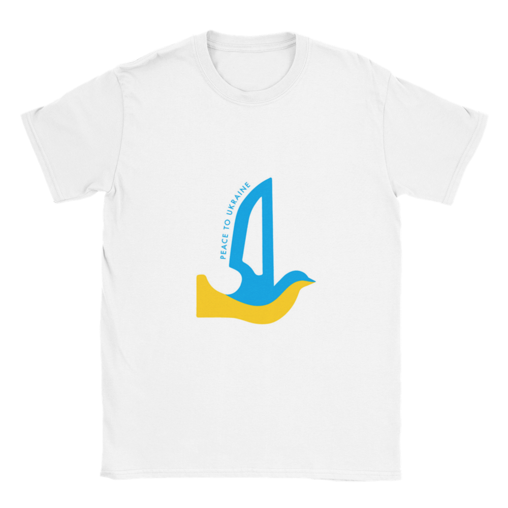 Peace to Ukraine T-shirt, barn, flere farver