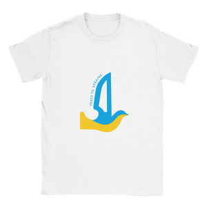 Peace to Ukraine T-shirt, barn, flere farver