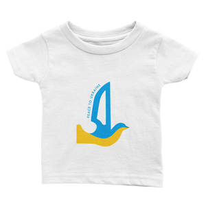 Peace to Ukraine T-shirt, baby, flere farver