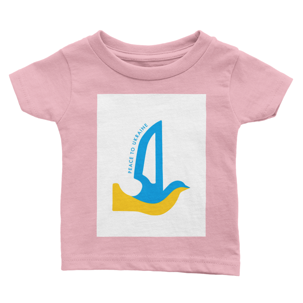 Peace to Ukraine T-shirt, baby, flere farver