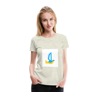 Peace to Ukraine T-Shirt, kvinde, flere farver - heather oatmeal