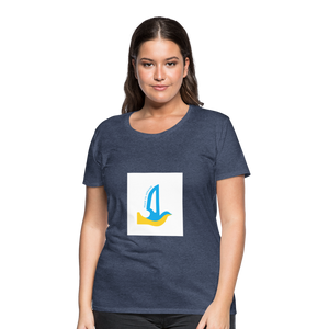 Peace to Ukraine T-Shirt, kvinde, flere farver - heather blue