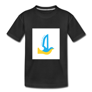 Peace to Ukraine T-Shirt, barn, flere farver - black