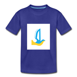 Peace to Ukraine T-Shirt, barn, flere farver - royal blue