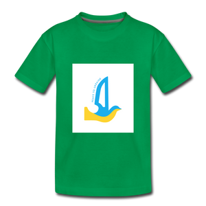 Peace to Ukraine T-Shirt, barn, flere farver - kelly green