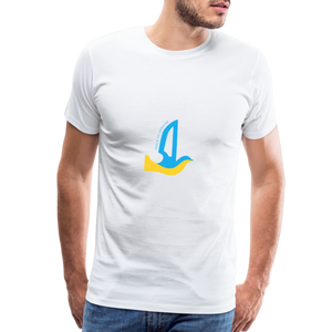 Peace to Ukraine T-Shirt, herre - white