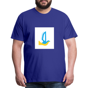 Peace to Ukraine T-Shirt, herre - royal blue