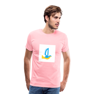 Peace to Ukraine T-Shirt, herre - pink