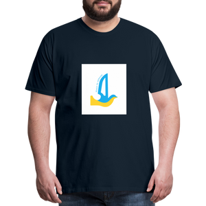 Peace to Ukraine T-Shirt, herre - deep navy