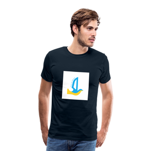 Peace to Ukraine T-Shirt, herre - deep navy